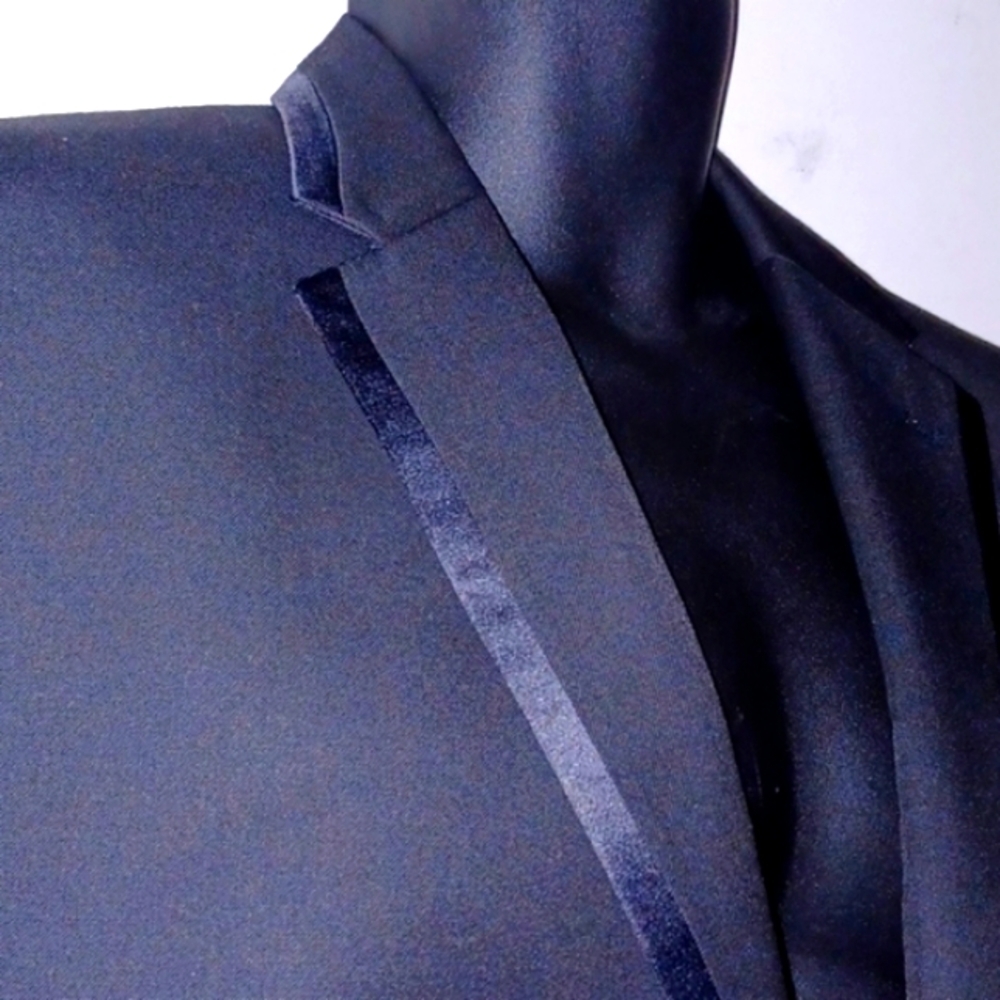 SEAN JOHN Black Tuxedo Blazer / Dinner Jacket, 44 Long - Picture 4 of 6